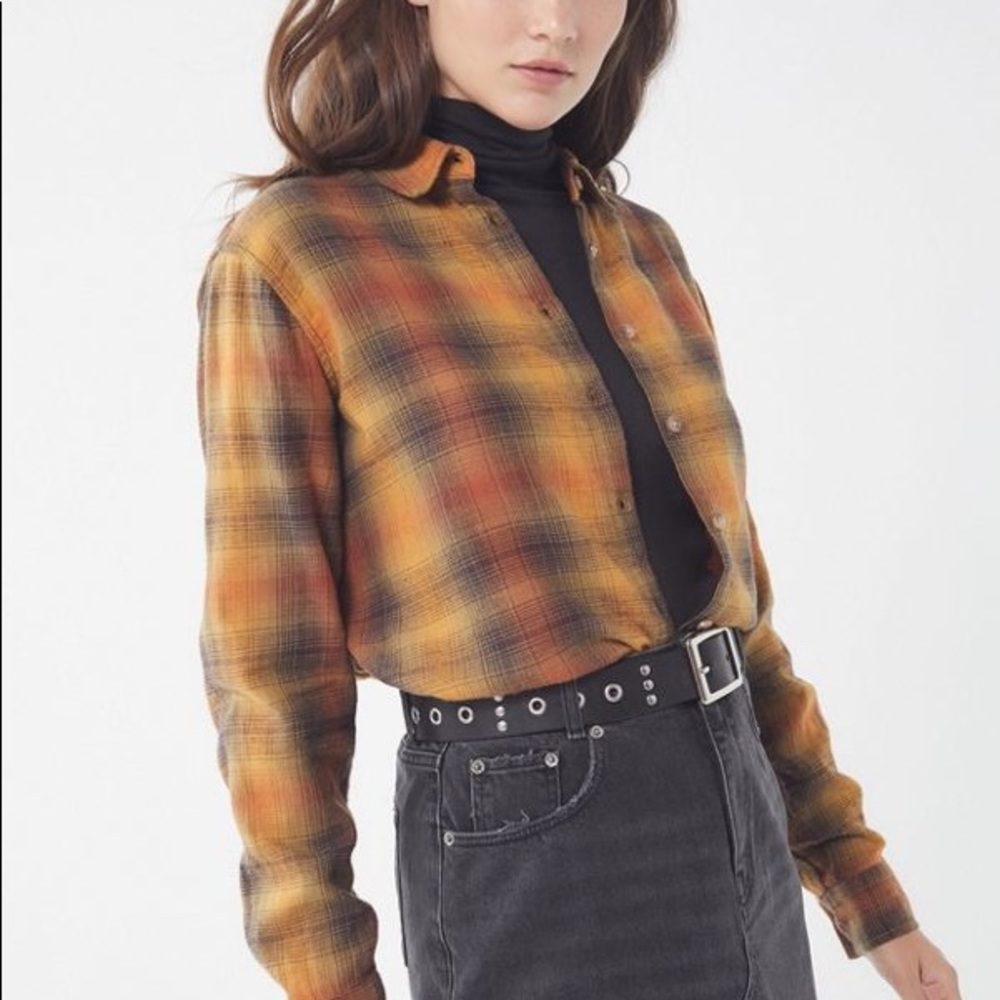 UO Eli Button Down flannel shirt NWOT